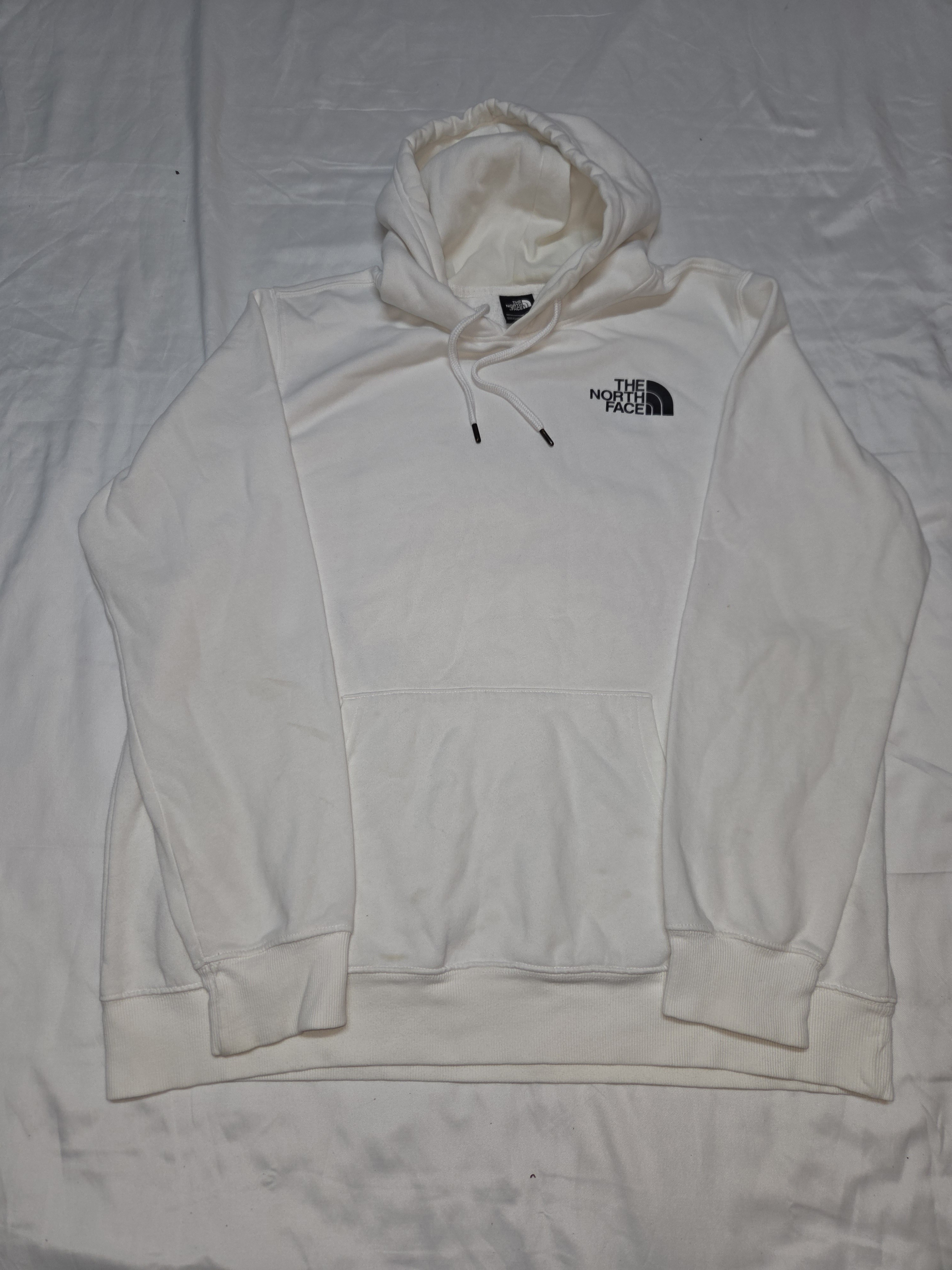 The North Face Men's White Logo Hoodie
